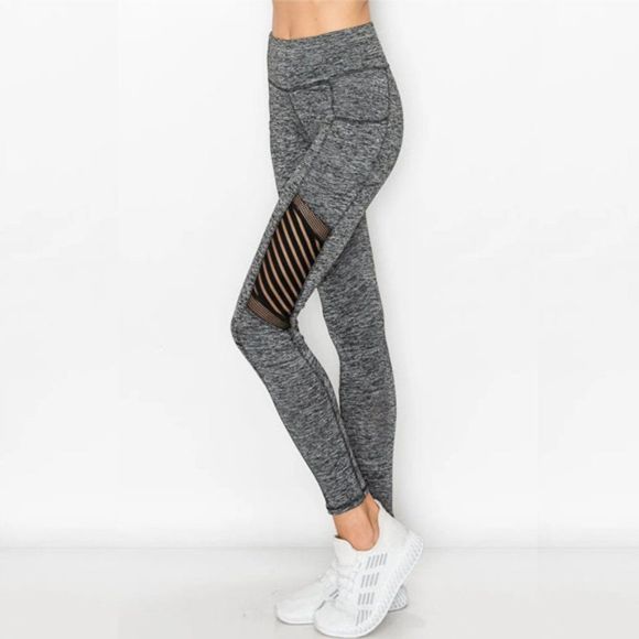 Mesh Detail Pocket Legging - Pocket Legging - Everyday Legging - Picture 2 of 3